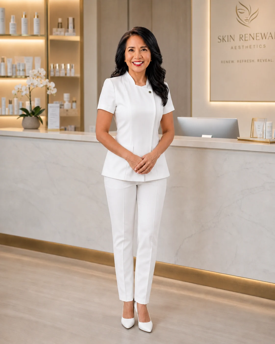 Radiance skincare serum presentation